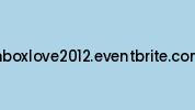 Inboxlove2012.eventbrite.com Coupon Codes