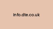 Info.dte.co.uk Coupon Codes