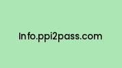 Info.ppi2pass.com Coupon Codes
