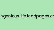 Ingenious-life.leadpages.co Coupon Codes