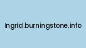Ingrid.burningstone.info Coupon Codes