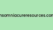 Insomniacureresources.com Coupon Codes