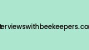 Interviewswithbeekeepers.com Coupon Codes