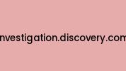 Investigation.discovery.com Coupon Codes