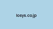 Iosys.co.jp Coupon Codes