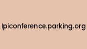 Ipiconference.parking.org Coupon Codes