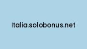 Italia.solobonus.net Coupon Codes