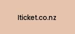 iticket.co.nz Coupon Codes