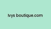 Ivys-boutique.com Coupon Codes
