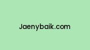 Jaenybaik.com Coupon Codes