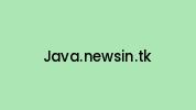 Java.newsin.tk Coupon Codes