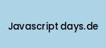 javascript-days.de Coupon Codes