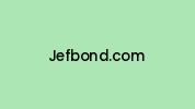 Jefbond.com Coupon Codes