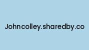 Johncolley.sharedby.co Coupon Codes