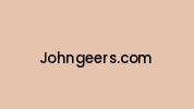 Johngeers.com Coupon Codes