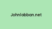 Johnlobban.net Coupon Codes