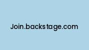 Join.backstage.com Coupon Codes