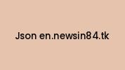 Json-en.newsin84.tk Coupon Codes