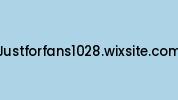 Justforfans1028.wixsite.com Coupon Codes