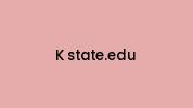 K-state.edu Coupon Codes