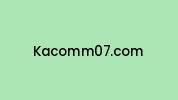 Kacomm07.com Coupon Codes