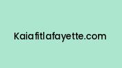 Kaiafitlafayette.com Coupon Codes