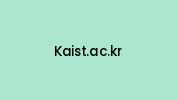 Kaist.ac.kr Coupon Codes