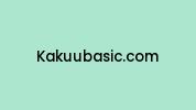 Kakuubasic.com Coupon Codes