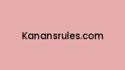Kanansrules.com Coupon Codes