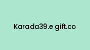 Karada39.e-gift.co Coupon Codes