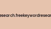 Keyword-research.freekeywordresearchtool.org Coupon Codes