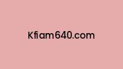 Kfiam640.com Coupon Codes
