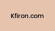 Kfiron.com Coupon Codes