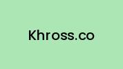 Khross.co Coupon Codes