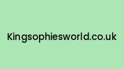Kingsophiesworld.co.uk Coupon Codes