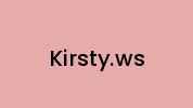 Kirsty.ws Coupon Codes