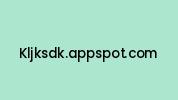 Kljksdk.appspot.com Coupon Codes