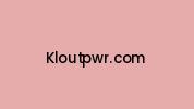 Kloutpwr.com Coupon Codes