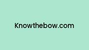 Knowthebow.com Coupon Codes