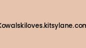 Kowalskiloves.kitsylane.com Coupon Codes