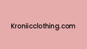 Kroniicclothing.com Coupon Codes