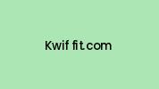 Kwif-fit.com Coupon Codes