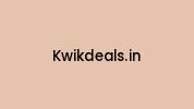 Kwikdeals.in Coupon Codes