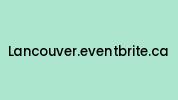 Lancouver.eventbrite.ca Coupon Codes