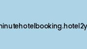 Lastminutehotelbooking.hotel2y.com Coupon Codes