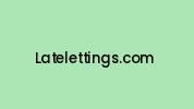 Latelettings.com Coupon Codes