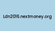 Ldn2016.nextmoney.org Coupon Codes