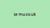 Le-mu.co.uk Coupon Codes