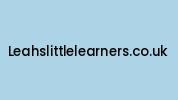 Leahslittlelearners.co.uk Coupon Codes