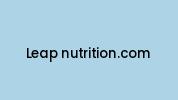 Leap-nutrition.com Coupon Codes